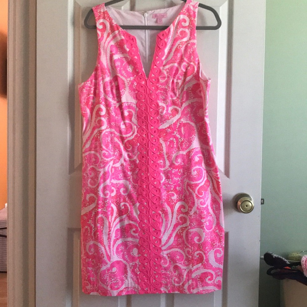 Lilly Pulitzer Ryder Shift in Pink Pout 14